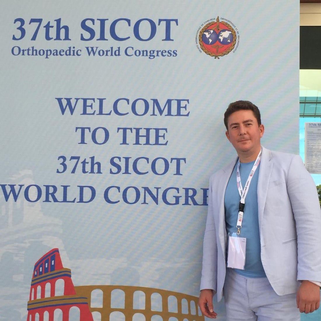 Professor Blonskyi at the SICOT World Orthopaedic Congress